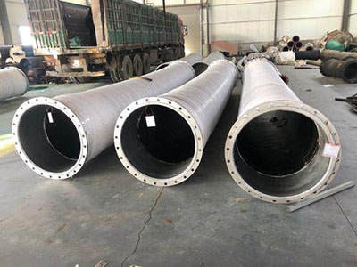 大口徑吸排泥膠管案例